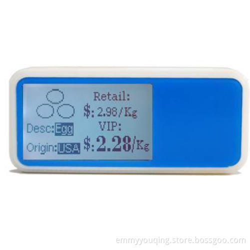 Small Size FSTN 128X64 Dots Graphic LCD Module Display Used as Electronic Shelf Label (ESL tag, the electronic price Label)